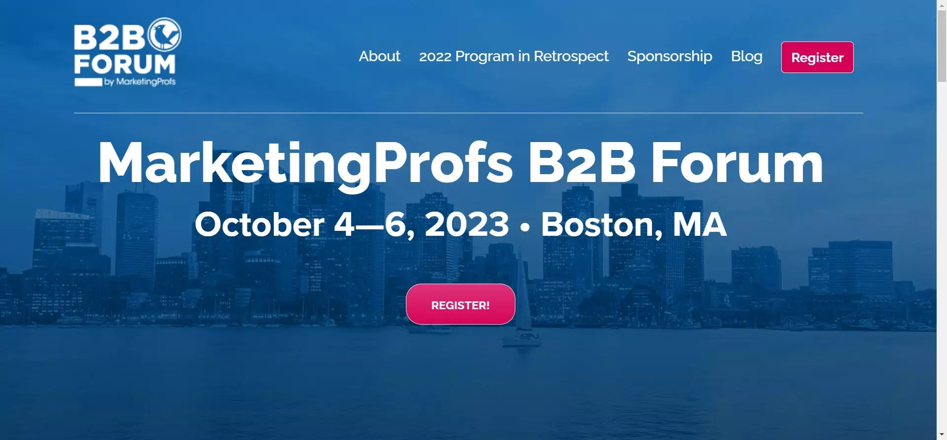 email marketing event marketing profs b2b forum