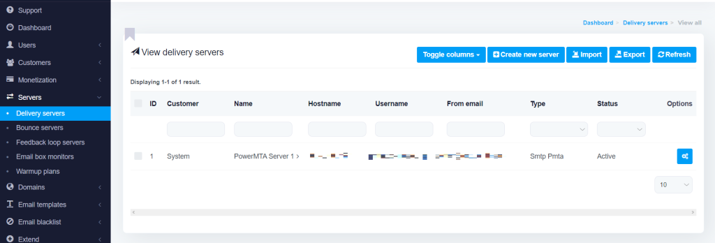 Mailwizz tutorial delivery server