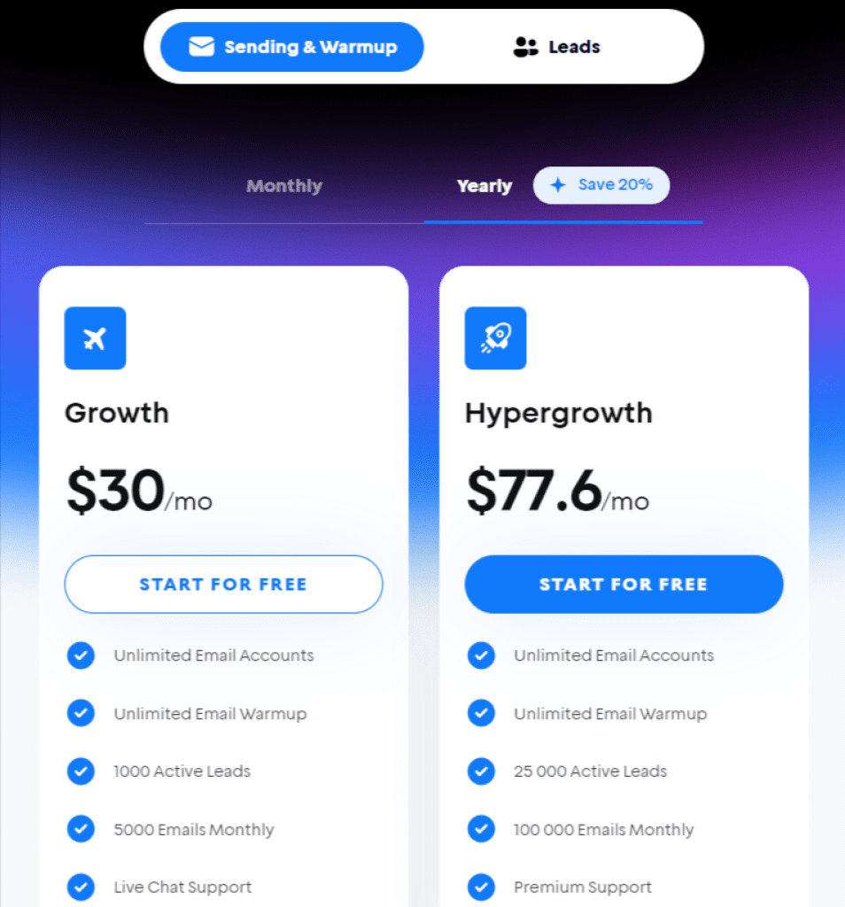 instantly ai pricing