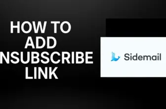 Sidemail unsubscribe link setup - merge tag, RFC 8058 one-click, and testing on SMTPedia
