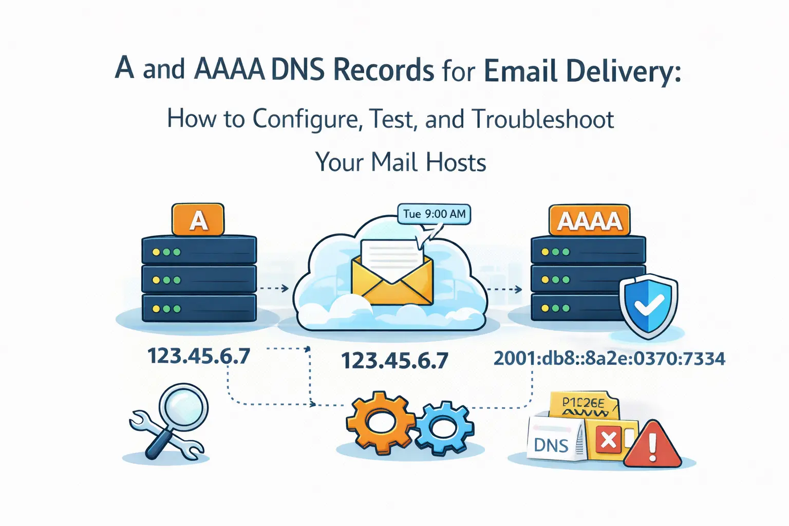 A and AAAA DNS Records for Email Delivery: How to Configure, Test, and ...